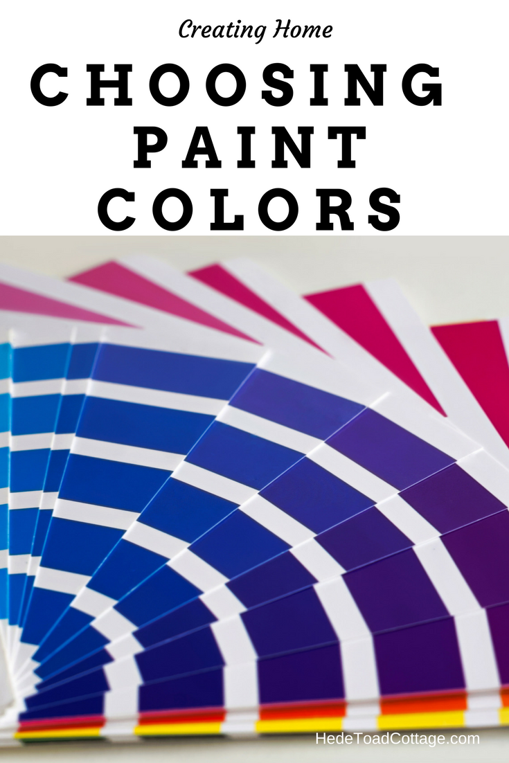 having difficulty choosing paint colors
