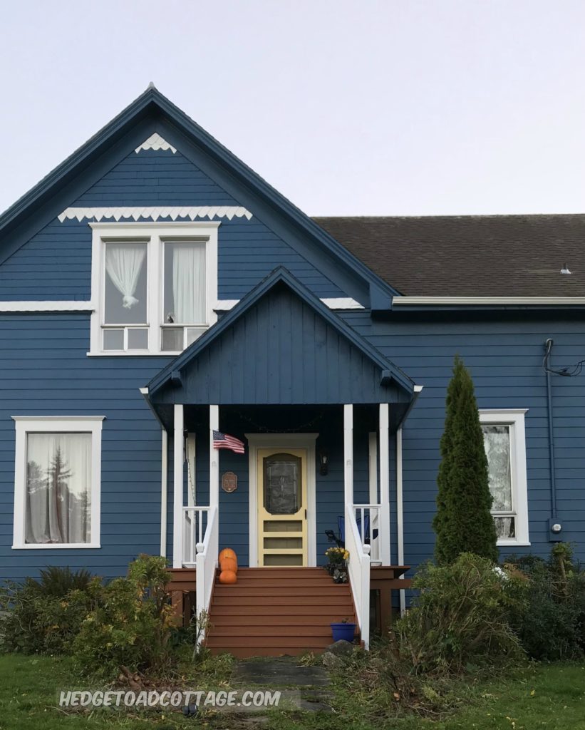 blue house