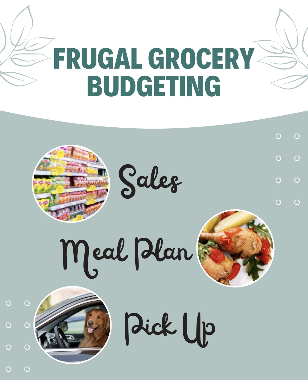 Short list of ideas to keep grocery budgets